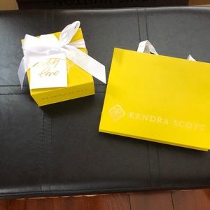 Kendra Scott dust bag, box, gift bag package